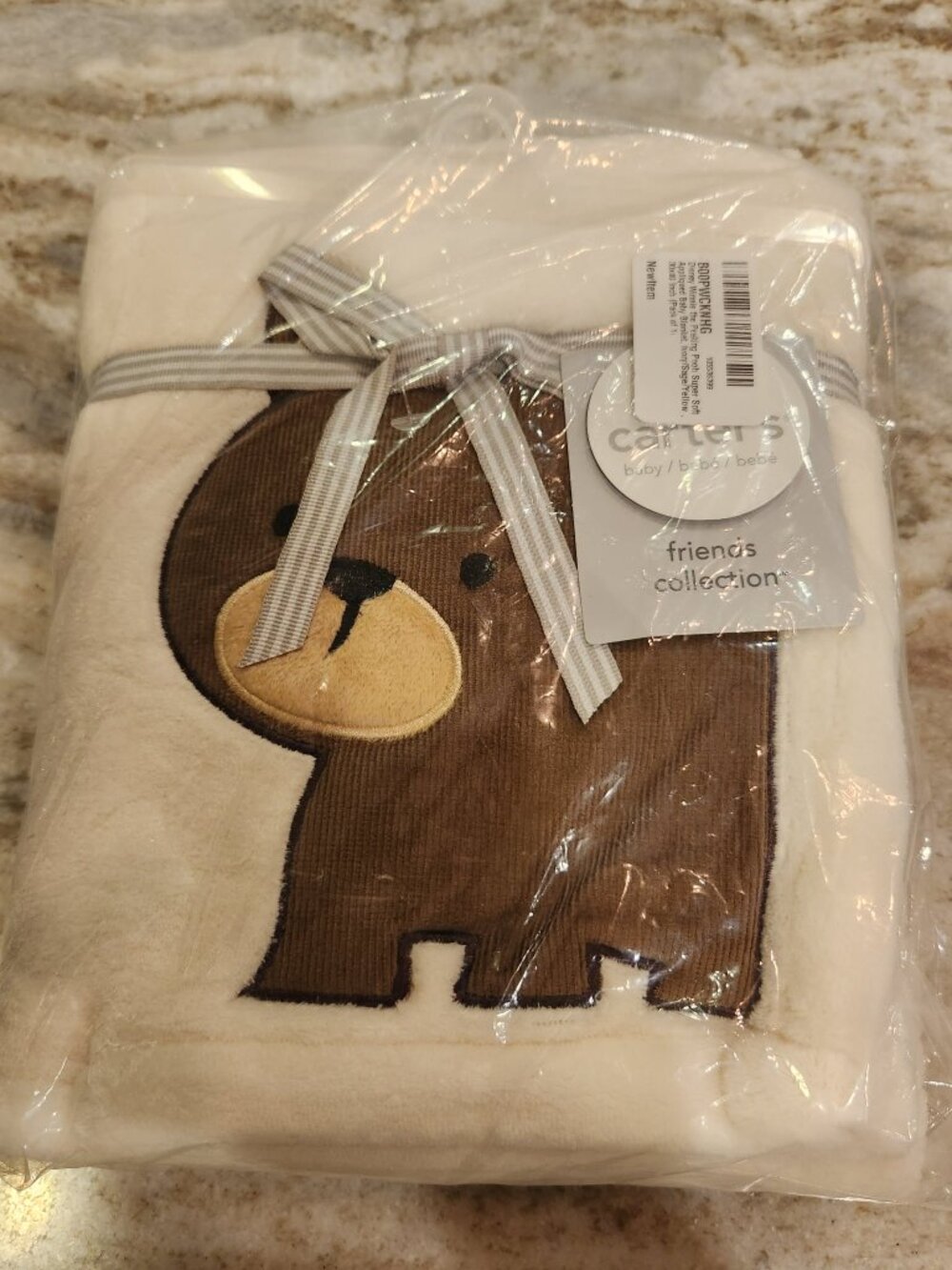 Carter's "Friend's Collection" Appliqued Baby Blanket